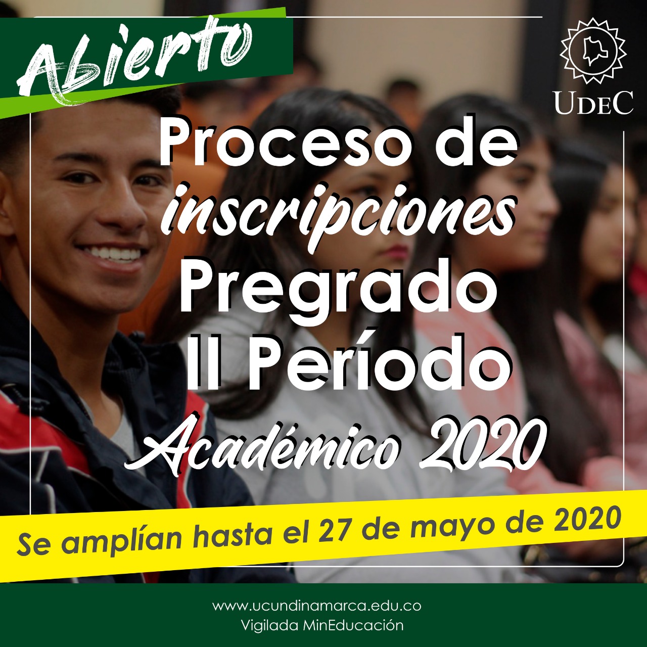 Proceso de inscripciones Pregrado II Período Académico 2020